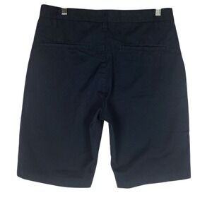 Volcom Bermuda Shorts Men's 31 Blue Flat Front 10.5" Inseam